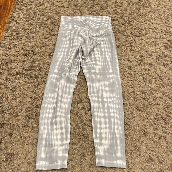 DYI Tiedye Leggings size XS white gray - Picture 3 of 6